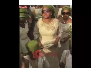 Video: Toyin Aimakhu Abraham Dancing With Her siblings At The Burial Of Her Late Father In Ibadan
